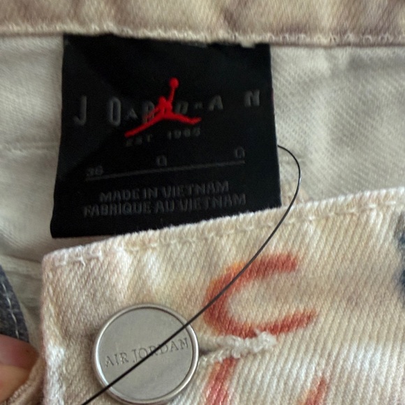 Air Jordan Carpenter Pants Legend Men's Graphic Print Pants Sz 36 - Picture 16 of 16